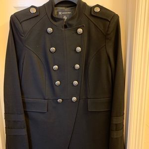 Long military inspired jacket - like new